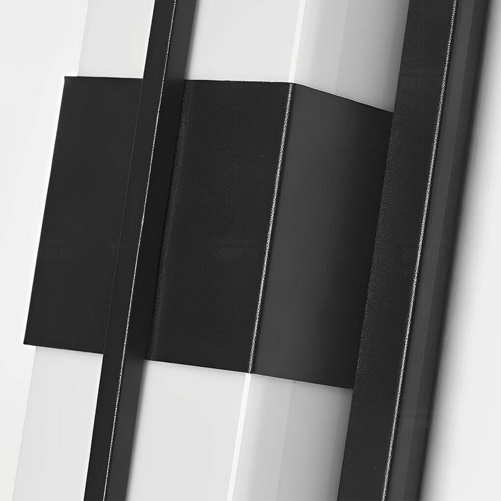 Large Outdoor Wall Light, Stainless Steel Waterproof LED Sconce for Facades and Entrances, Statement Column of Light