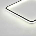 Close-up of the light band around the fixture edge