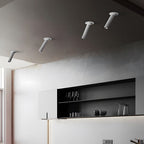 Surface spotlight giving focused task light over a kitchen counter