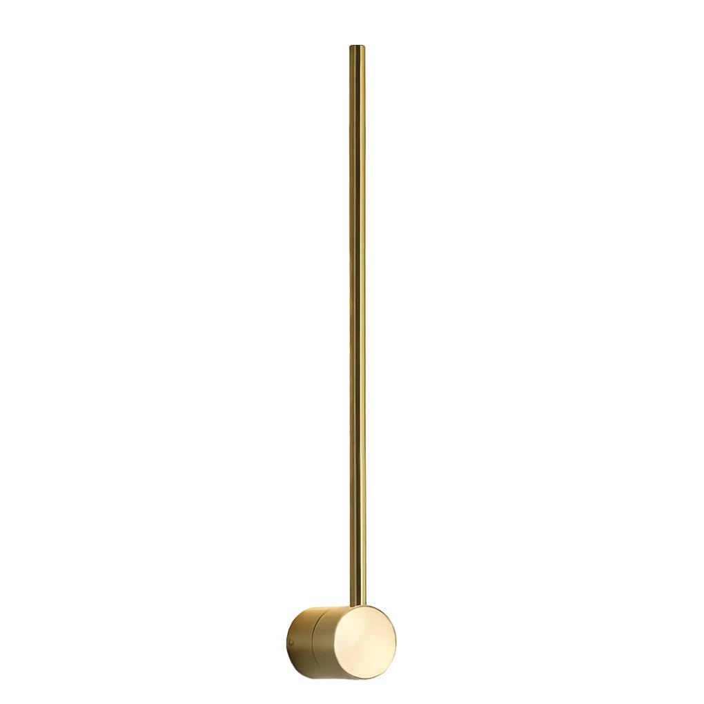 Ultra-Thin Linear LED Wall Light, Nordic Aluminum Sconce in Black or Gold for Bedrooms and Hallways, Five Lengths