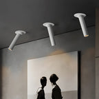Surface spotlight giving targeted light in a modern bedroom