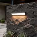 Exterior Wall Sconce Light, Modern Linear LED Downlight Fixture for Facades and Entrances, Waterproof Minimalist Bar