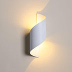 Contemporary spiral LED wall lamp, product view