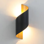 Spiral LED light giving elegant indoor illumination