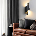 Spiral wall light used as a decorative indoor light
