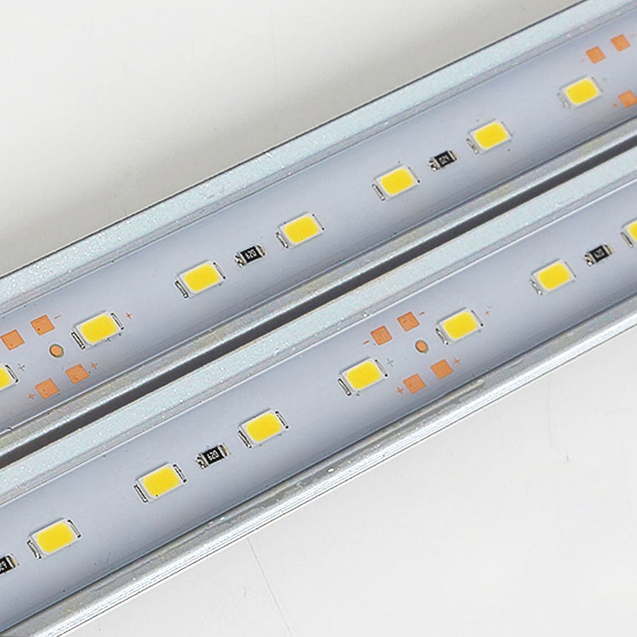 Exterior LED Step Lights, Die-Cast Aluminum Linear Strip Stair Lighting for Outdoor Steps and Decks, Warm White Modular Design