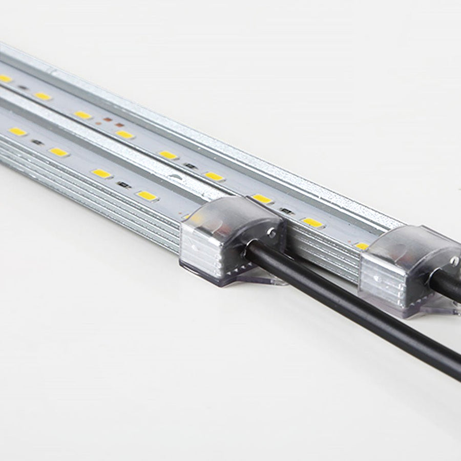 Exterior LED Step Lights, Die-Cast Aluminum Linear Strip Stair Lighting for Outdoor Steps and Decks, Warm White Modular Design