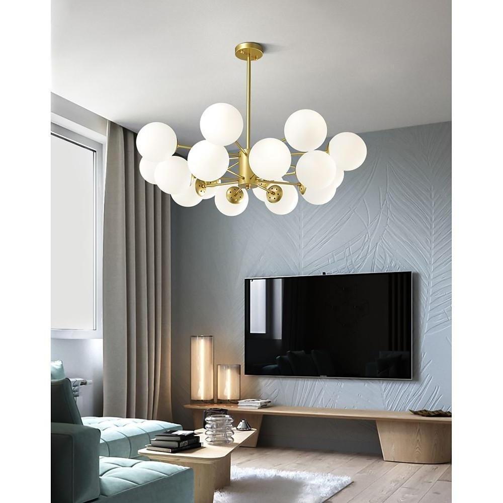 Globe cluster pendant light, second product view