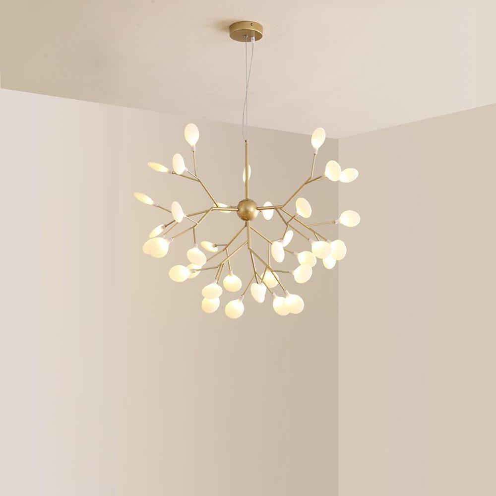 Gold 36-light sputnik chandelier, third product view