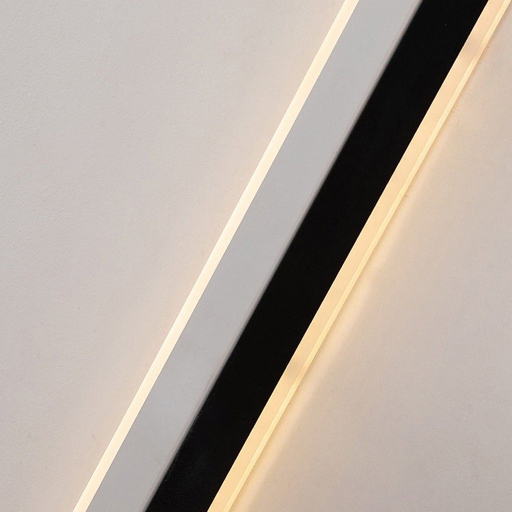 Dual-strip LED wall lamp, final plain product view
