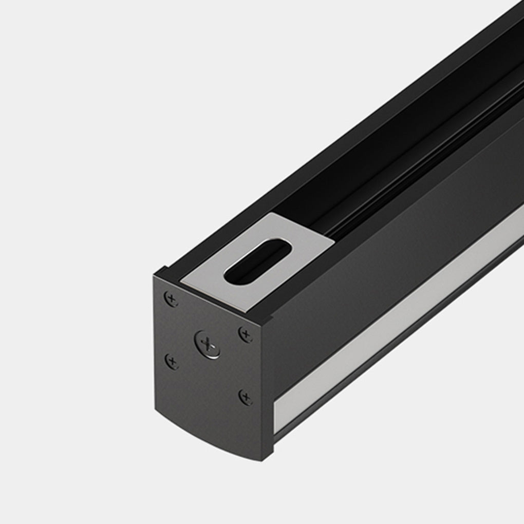 Modern Linear Wall Sconce, Black Aluminum LED Ambient Light Bar for Hallways and Living Rooms, Dimmable High-CRI Glow