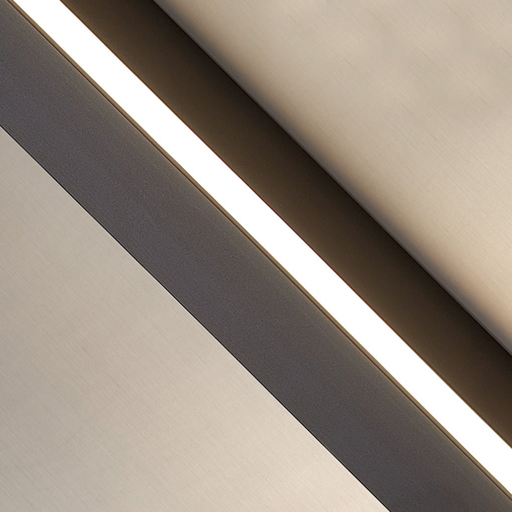 Modern Linear Wall Sconce, Black Aluminum LED Ambient Light Bar for Hallways and Living Rooms, Dimmable High-CRI Glow