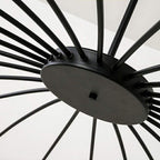 Black 24-light sputnik chandelier, sixth product view