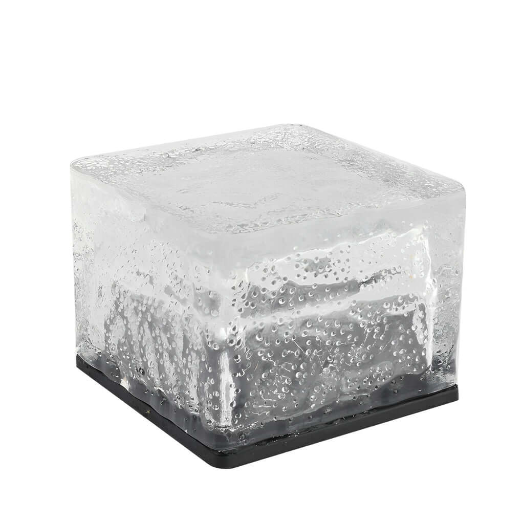 Solar Ice Cube Lights, Crystal-Look Outdoor Step and Path Lights for Decks, Gardens and Pool Surrounds, Sets of 4 to 30