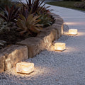 Solar Ice Cube Lights, Crystal-Look Outdoor Step and Path Lights for Decks, Gardens and Pool Surrounds, Sets of 4 to 30