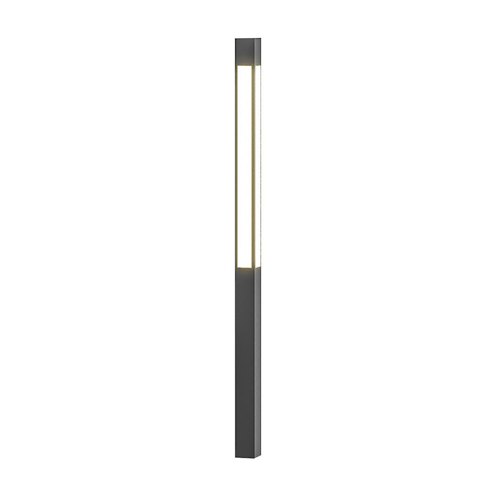 Garden Bollard Light, Waterproof Aluminum LED Path Fixture for Driveway and Walkway, Solar or Hardwired in Six Heights