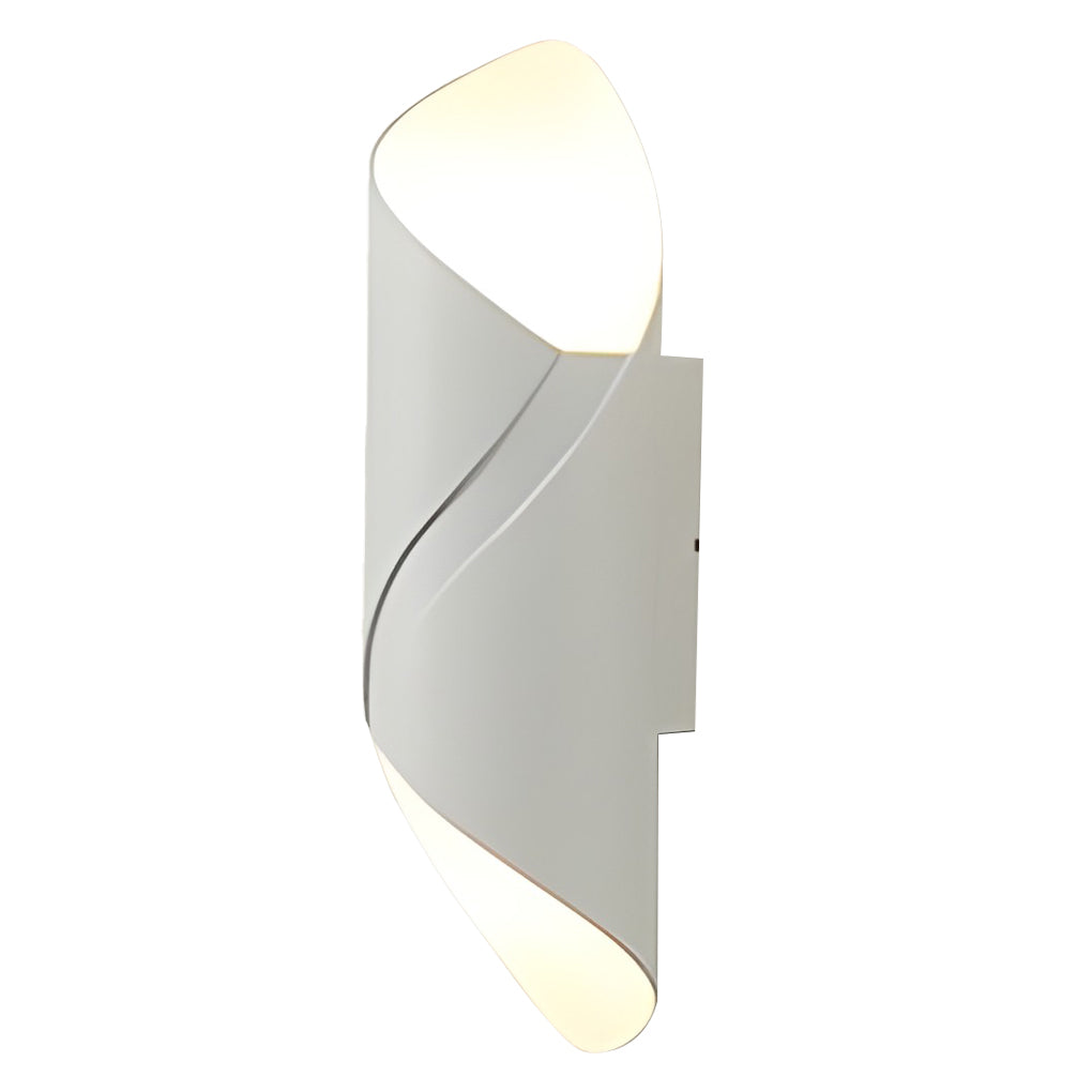 Black and gold cylinder sconce on a white background