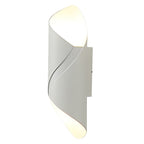 Black and gold cylinder sconce on a white background
