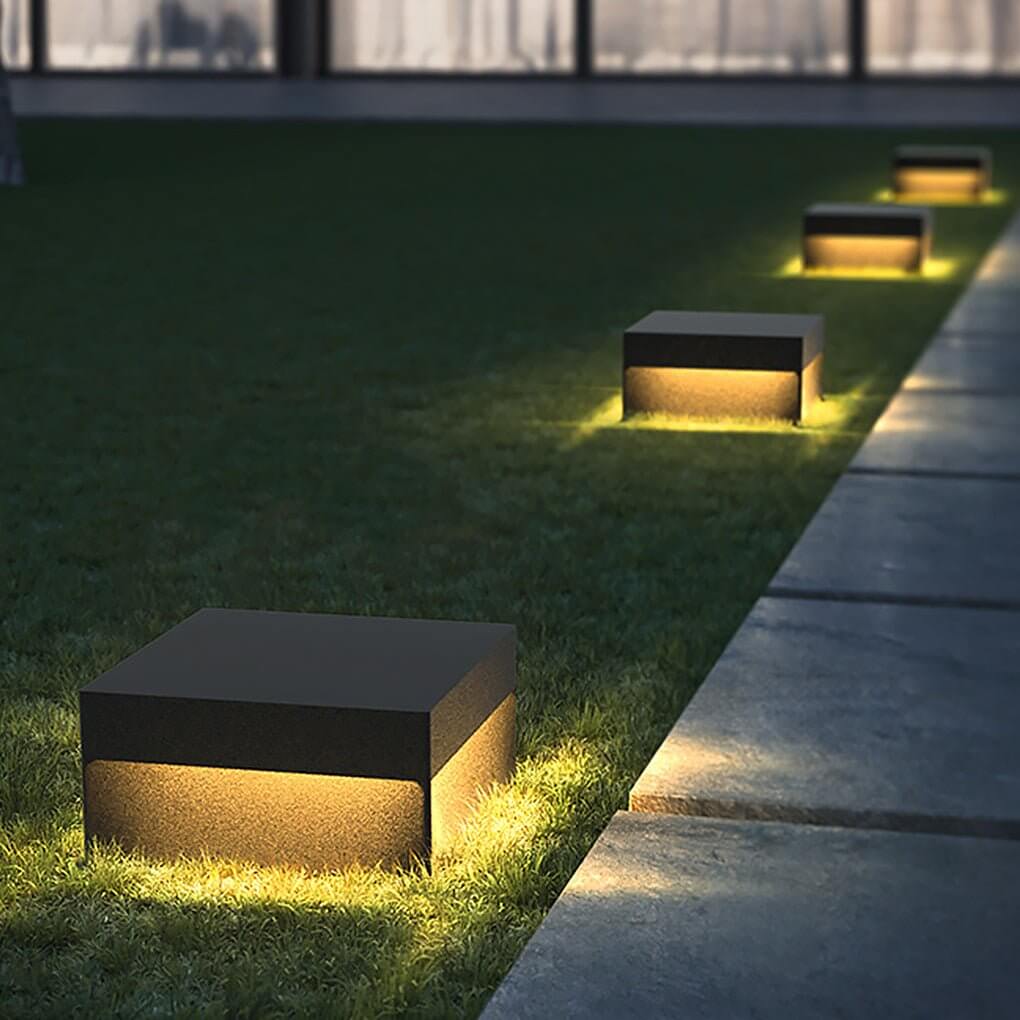 Decorative column lamp shown from another product angle