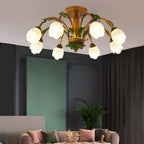 Iron and glass ceiling light, additional catalogue view