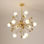 Gold bubble cluster chandelier, third product view