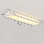 Long oval LED flush mount ceiling light, seventh product view