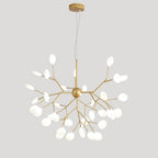 Gold 36-light sputnik chandelier, fourth product view