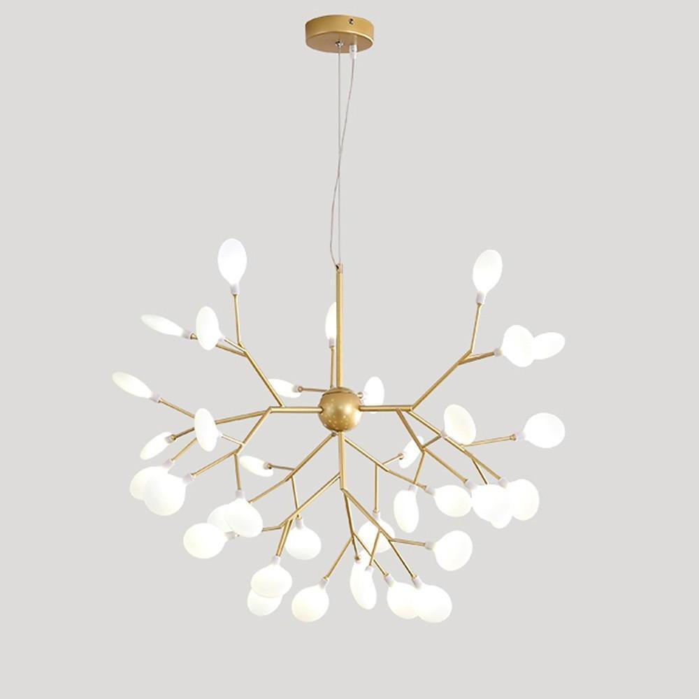 Gold 36-light sputnik chandelier, fourth product view