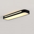 Long oval LED flush mount ceiling light, third product view