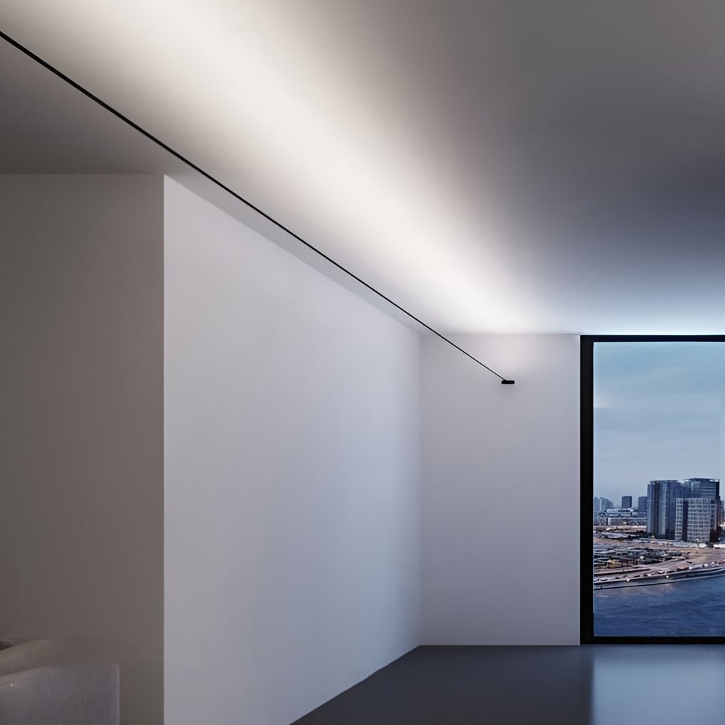 Skyline Linear LED Light, Rotatable Silicone COB Strip for Cove and Accent Lighting, Bendable Glare-Free Wall Washer
