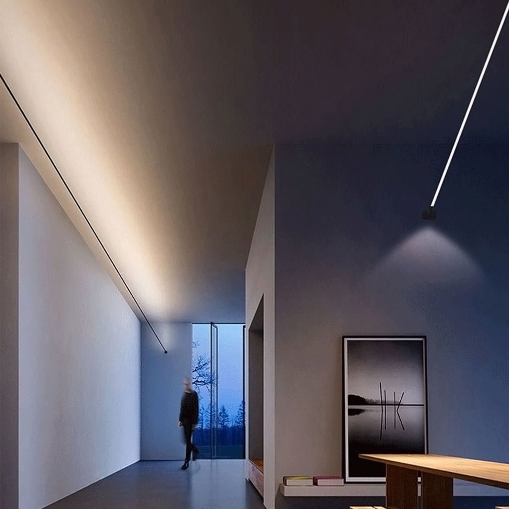 Skyline Linear LED Light, Rotatable Silicone COB Strip for Cove and Accent Lighting, Bendable Glare-Free Wall Washer