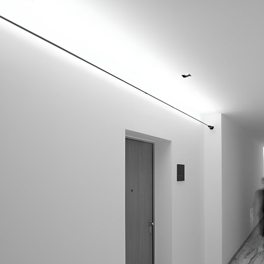 Skyline Linear LED Light, Rotatable Silicone COB Strip for Cove and Accent Lighting, Bendable Glare-Free Wall Washer
