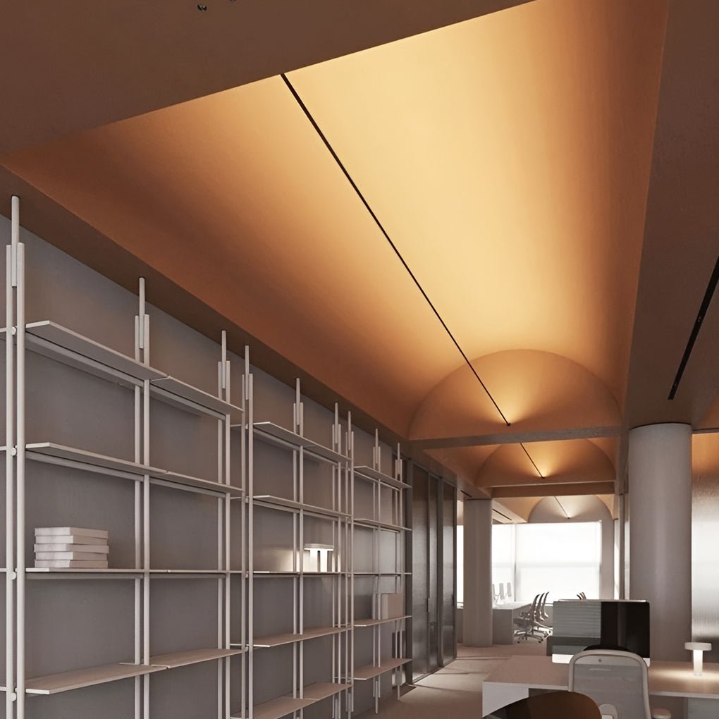 Skyline Linear LED Light, Rotatable Silicone COB Strip for Cove and Accent Lighting, Bendable Glare-Free Wall Washer