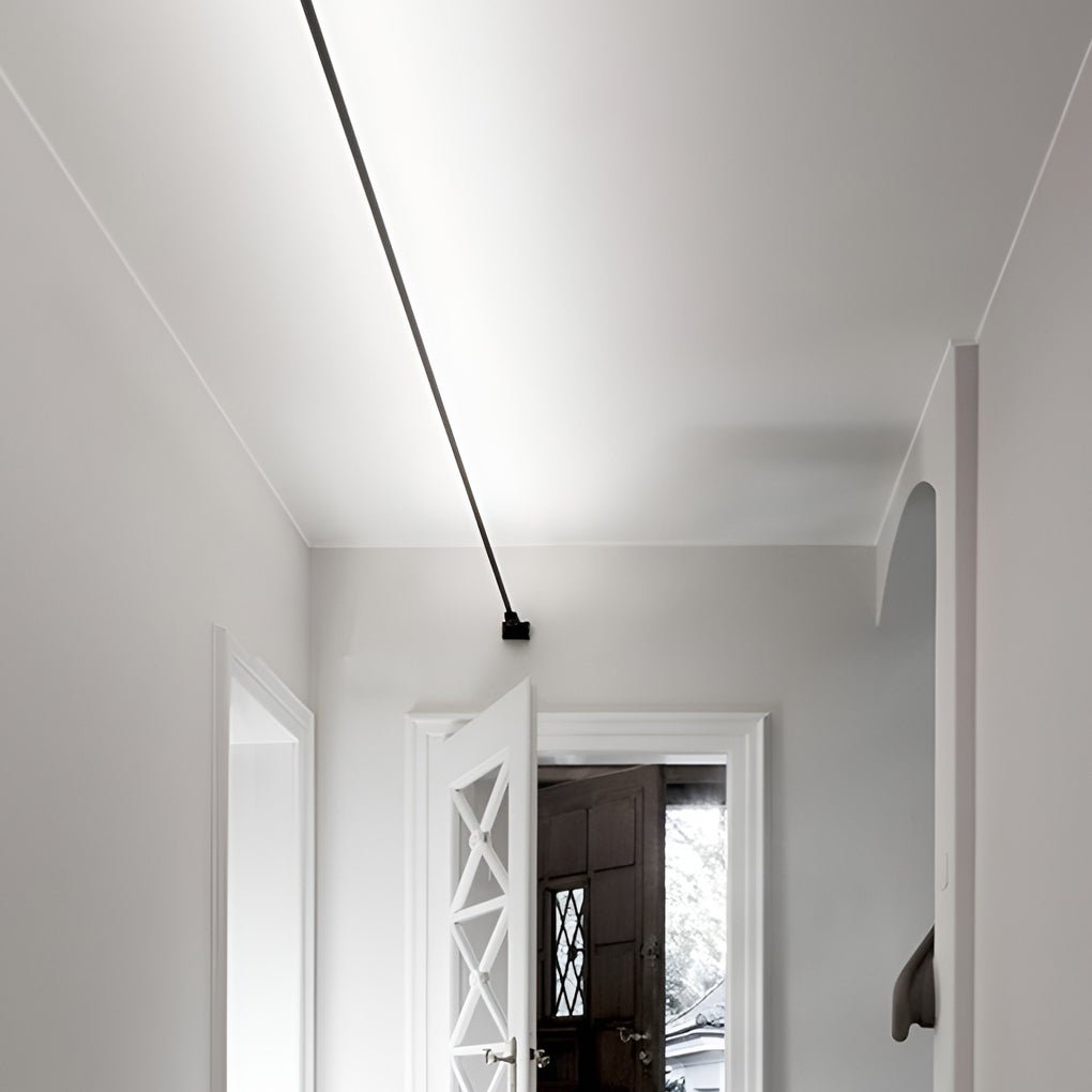 Skyline Linear LED Light, Ultra-Thin Rotatable Steel Bar Strip for Ceiling Coves and Architectural Outlines, 13 to 33 Feet