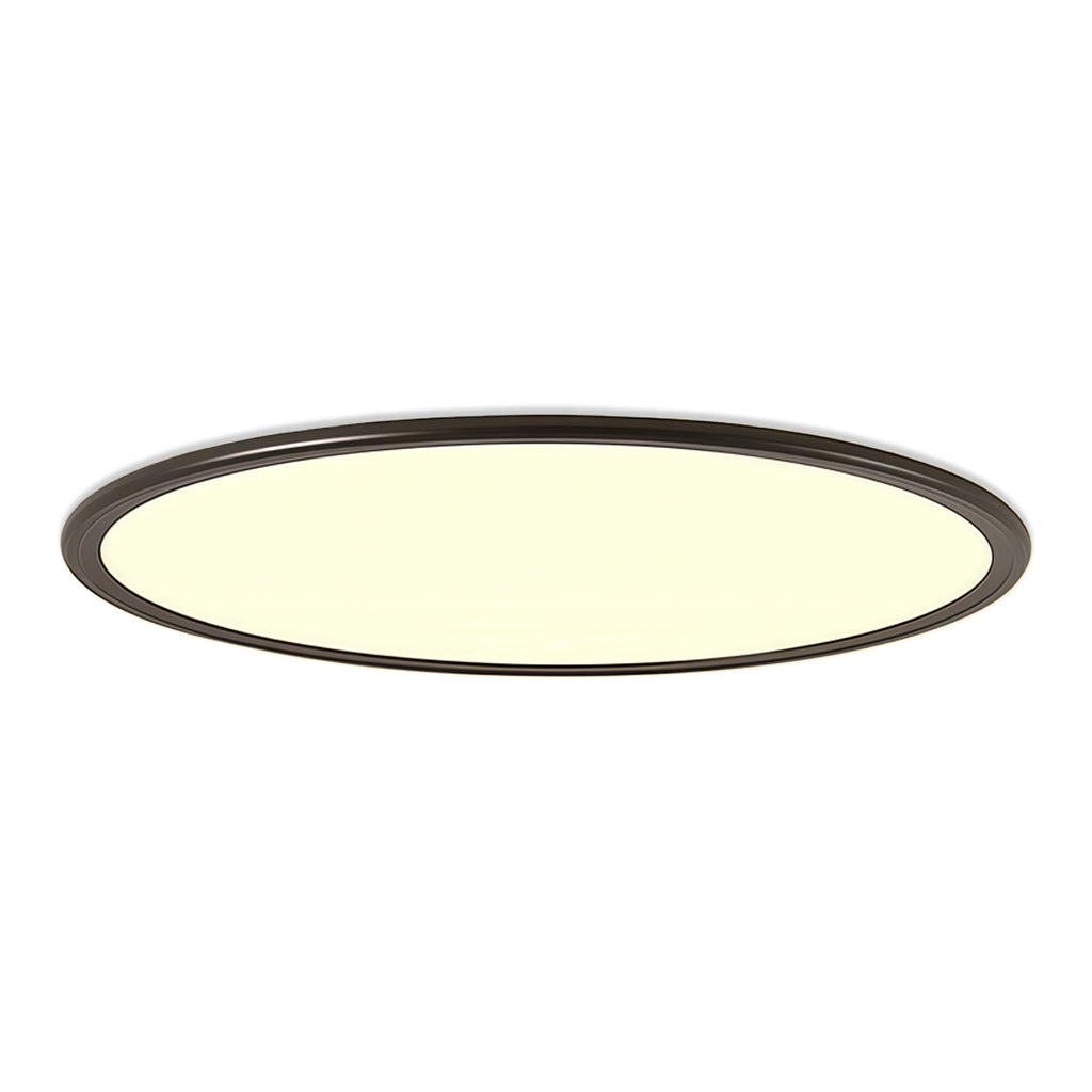 Round LED Ceiling Light, Ultra-Thin Recessed Aluminum Flush Fixture for Living Room and Office, 72W with Dimmable Option