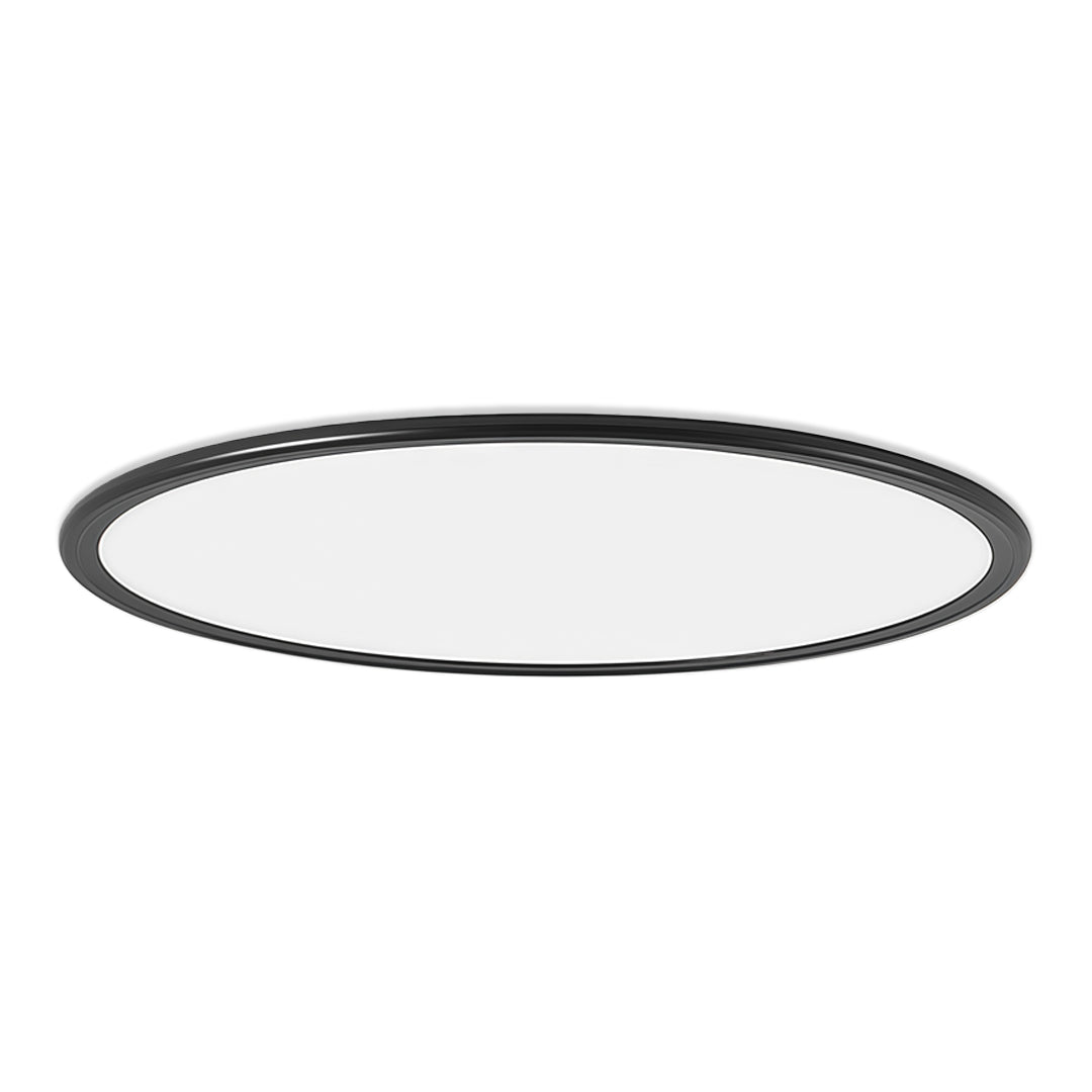 Round LED Ceiling Light, Ultra-Thin Recessed Aluminum Flush Fixture for Living Room and Office, 72W with Dimmable Option
