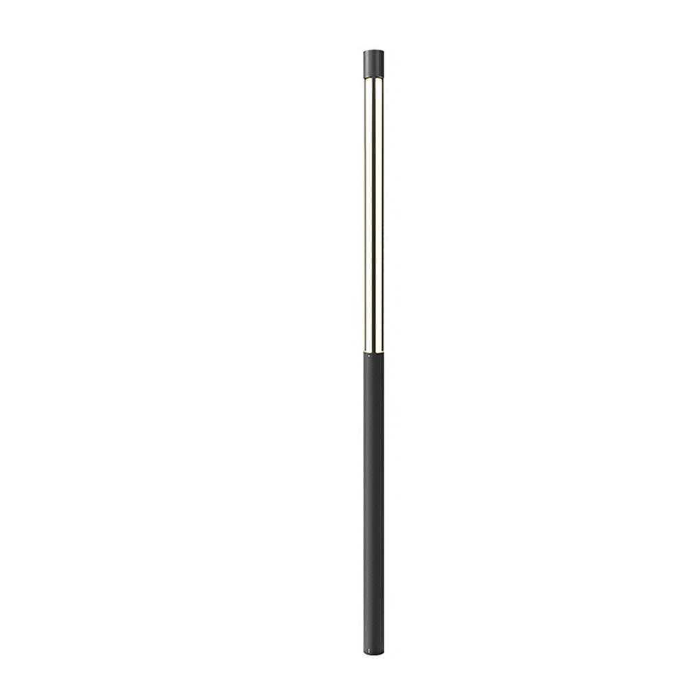 Modern Bollard Path Light, Cylindrical Die-Cast Aluminum LED Landscape Light for Driveways and Gardens, Six Heights to 138 Inches