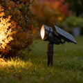 Solar Lawn Spot Light, Adjustable Aluminum Outdoor Spotlight for Trees and Garden Features, White, Warm White or RGB