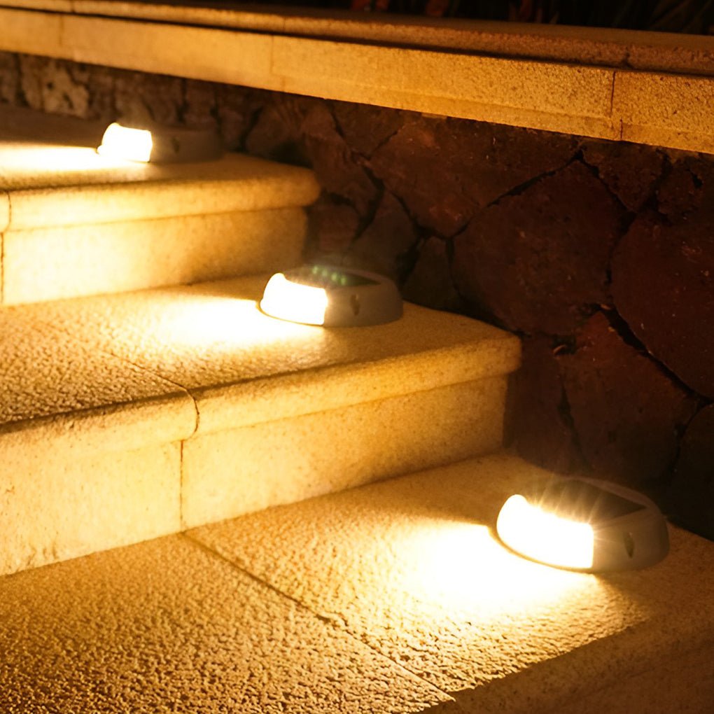 Recessed solar LED deck step light, second product view