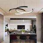 Two-tier pendant light shown from another product angle