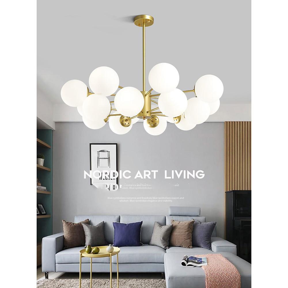 Globe cluster pendant light, third product view