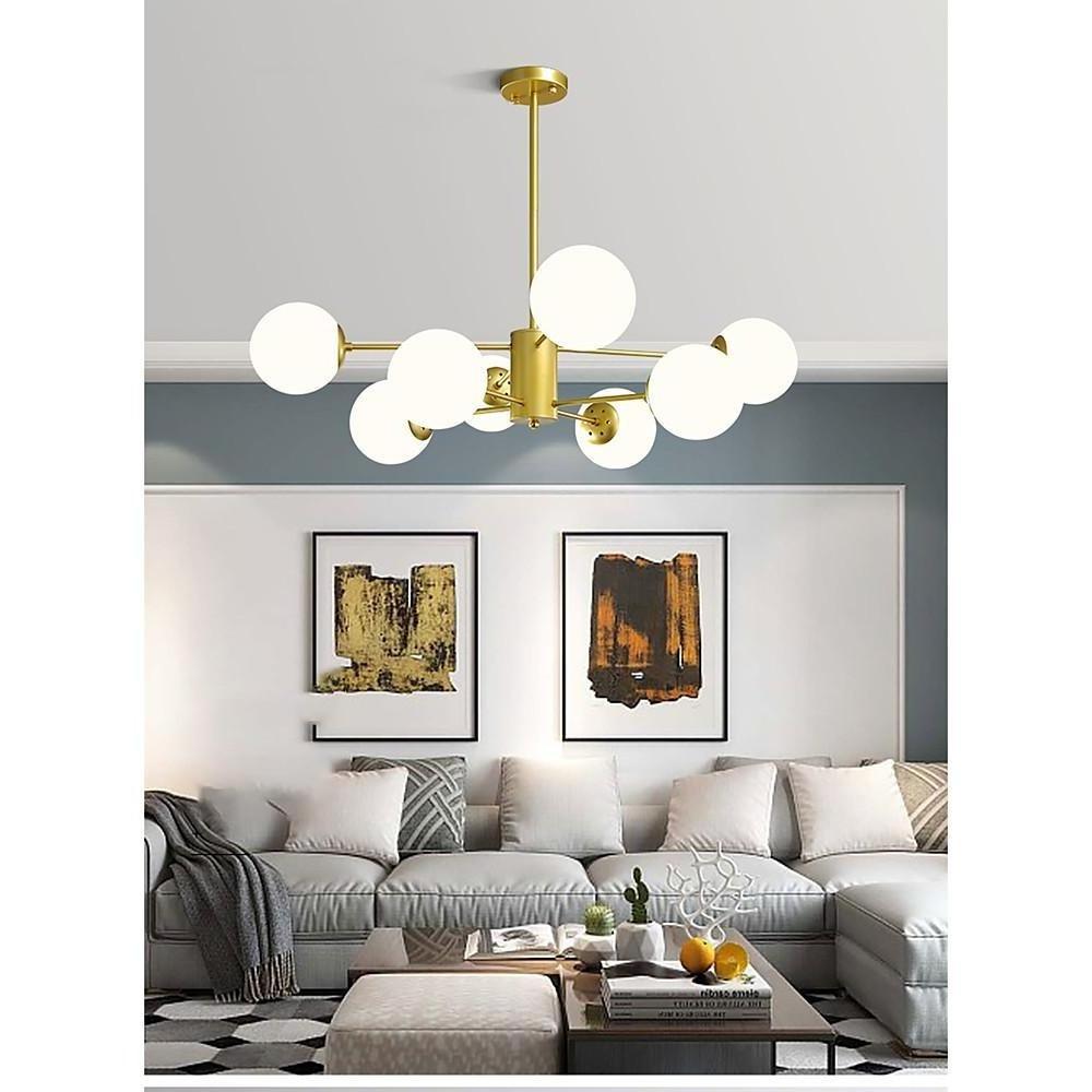 Globe cluster pendant light, main product view
