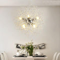 Electroplated metal globe sputnik chandelier, main product view