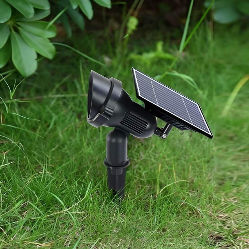 Solar Lawn Spot Light, Adjustable Aluminum Outdoor Spotlight for Trees and Garden Features, White, Warm White or RGB