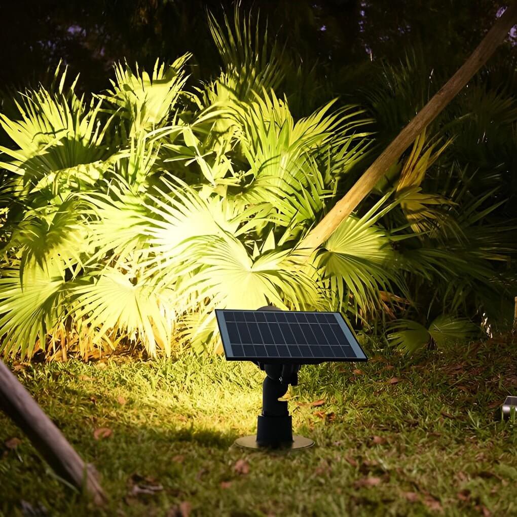 Solar Lawn Spot Light, Adjustable Aluminum Outdoor Spotlight for Trees and Garden Features, White, Warm White or RGB