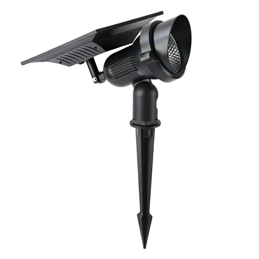 Solar Lawn Spot Light, Adjustable Aluminum Outdoor Spotlight for Trees and Garden Features, White, Warm White or RGB
