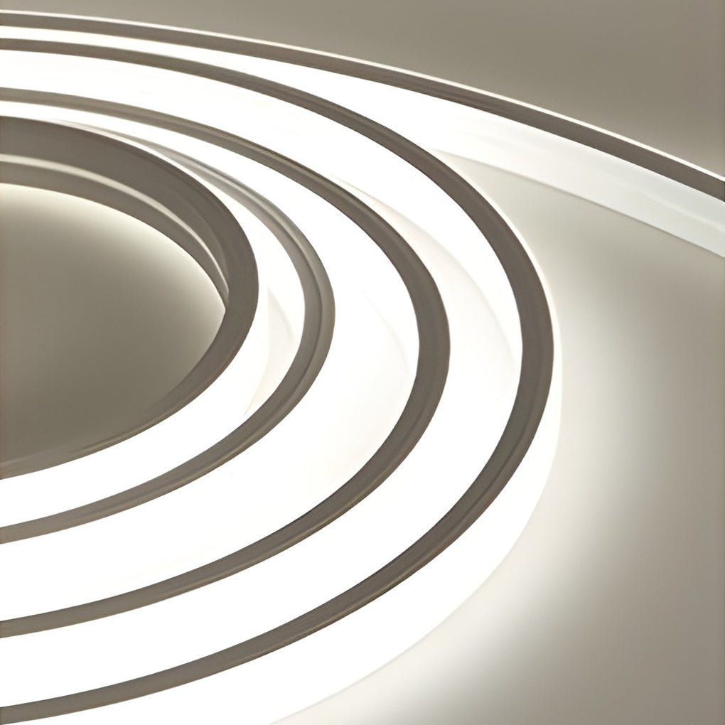 Waterproof LED Strip Light, Silicone-Encased Cuttable Flexible Rope for Outdoor and Indoor Accent Lighting, Three Beam Styles and Color Temperatures