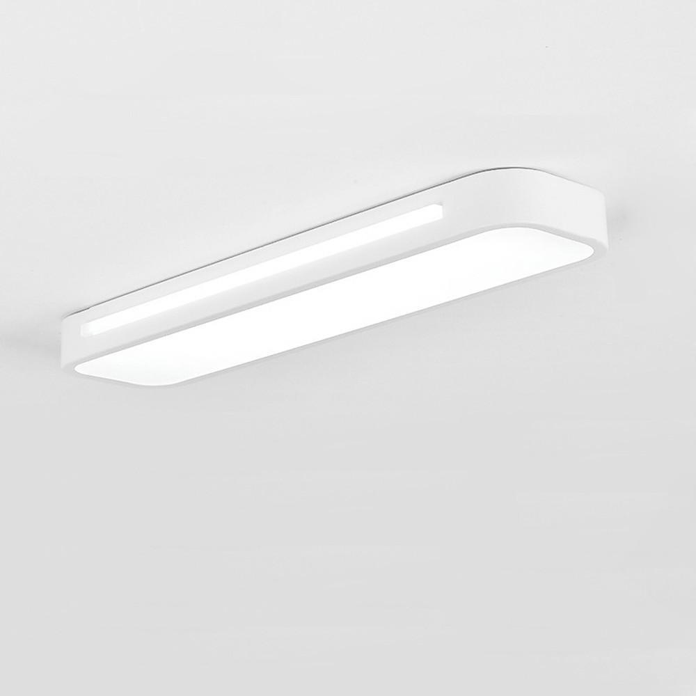 Long oval LED flush mount ceiling light, fourth product view