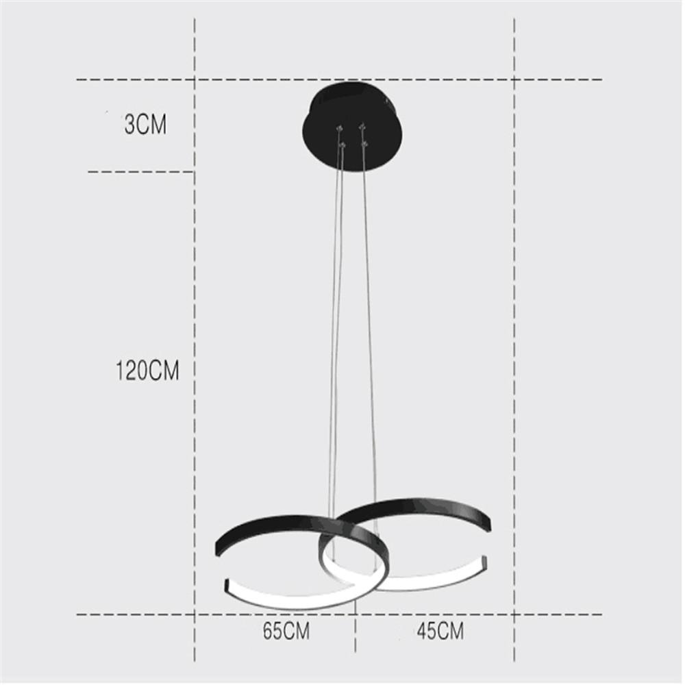 Acrylic C-shaped pendant light, additional catalogue product view